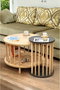 Hanah Home Peka-Set108 - Roble Zafiro y Antracita
